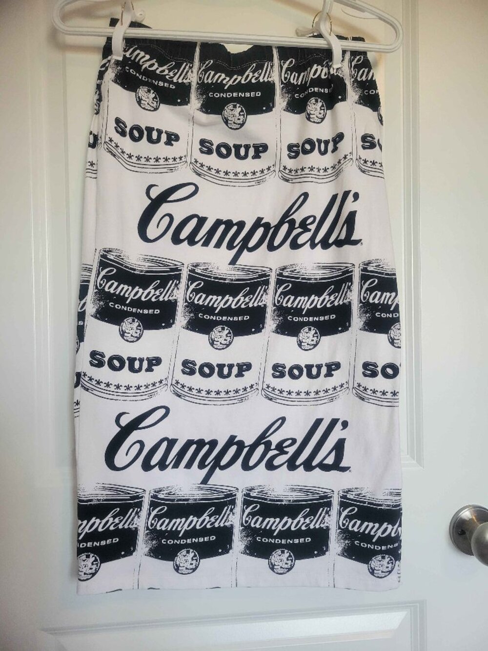 CAMPBELLS SOUP black and white pencil skirt, womens